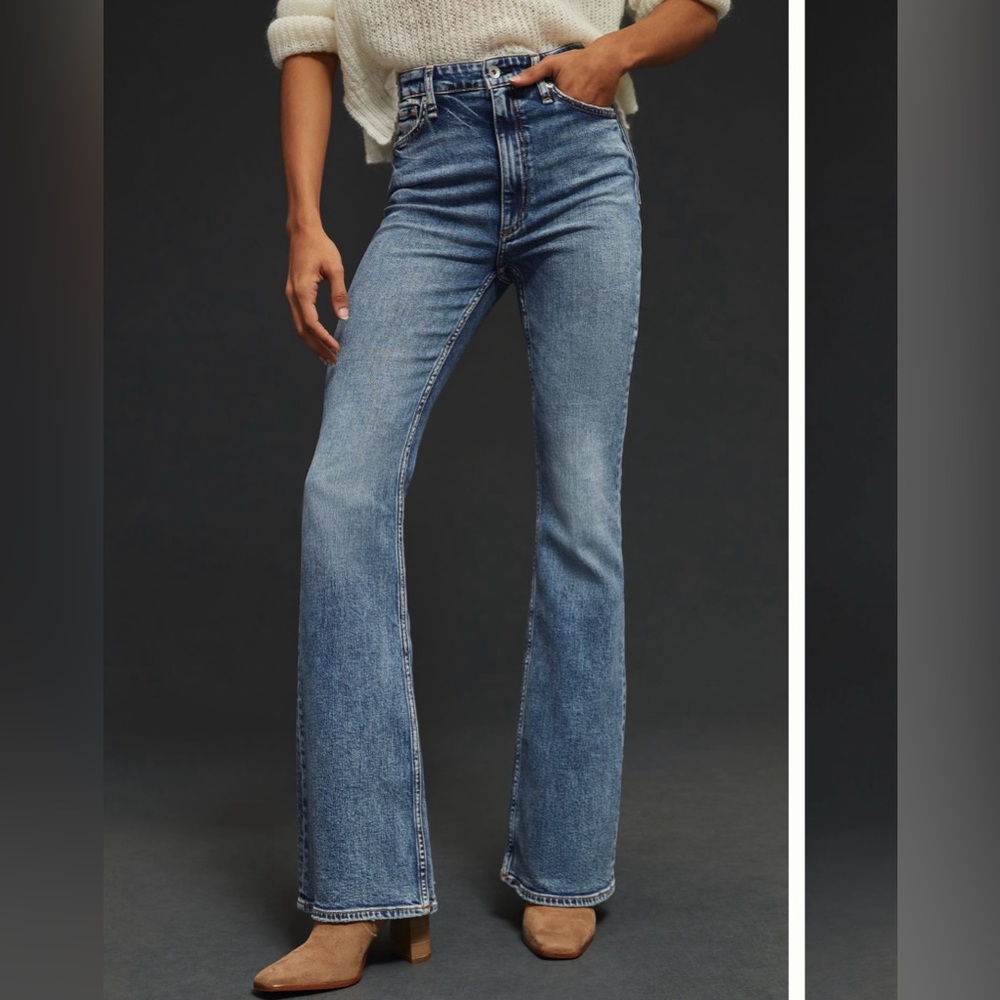 Rag and Bone Casey high rise flare jeans